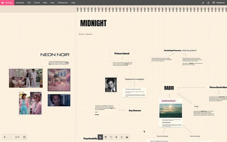 A full view of the app